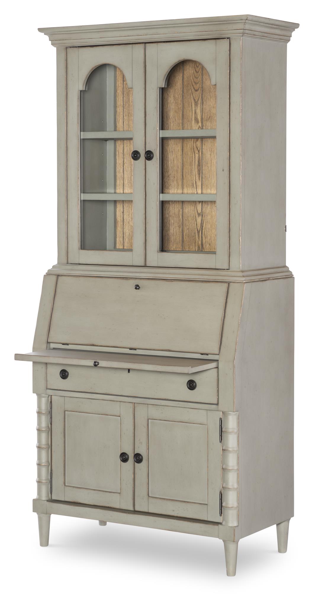 Secretary Cabinet Complete Barnwood Oak And Northern Moss CLH4019-709K CLH4019709K