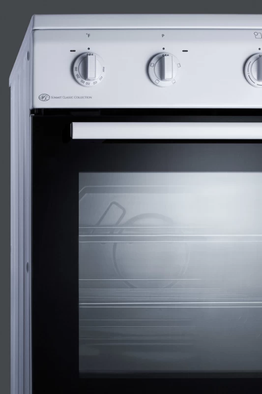 24" Wide Smooth Top Electric Range CLRE24WH