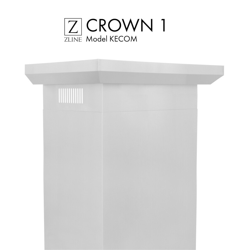Crown Molding #1 For Wall Range Hood CM1KECOM
