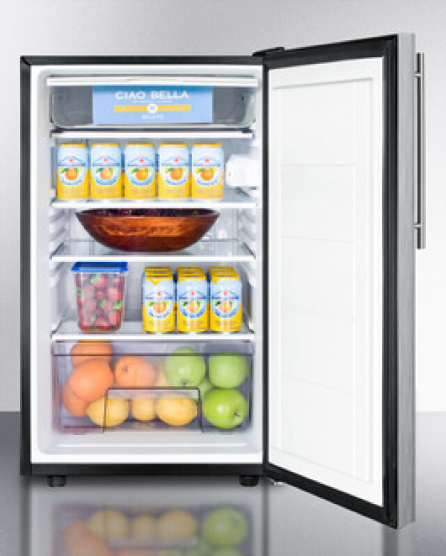 20" Wide Refrigerator-Freezer CM421BLSSHV