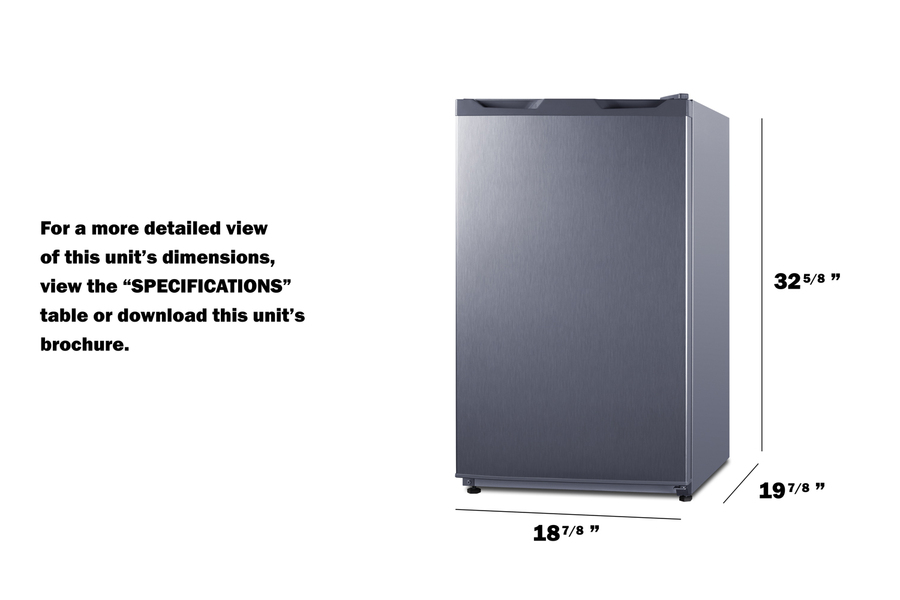 4.2 cu.ft. Compact Refrigerator-Freezer CM42PL