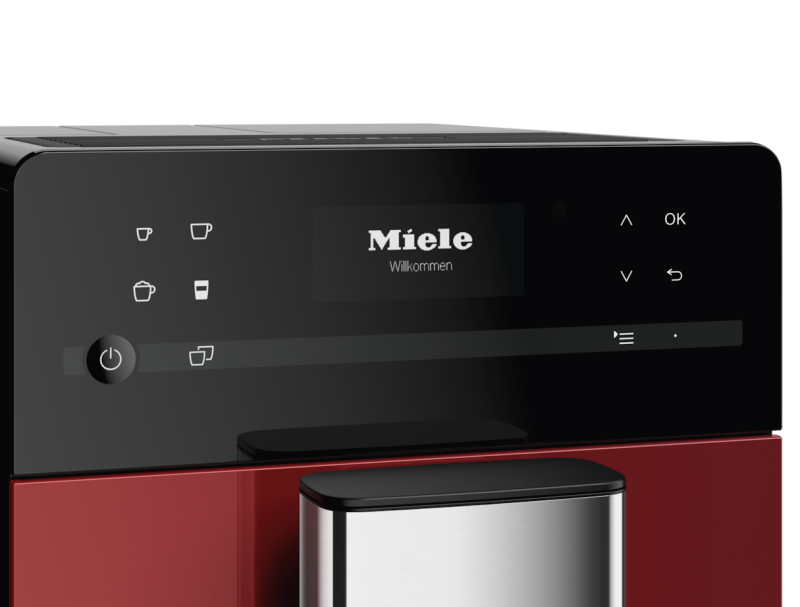 Countertop coffee machine with OneTouch for Two for the ultimate in coffee enjoyment. CM5310SILENCE