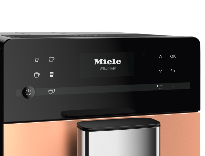 Countertop coffee machine with OneTouch for Two for the ultimate in coffee enjoyment. CM5510SILENCE