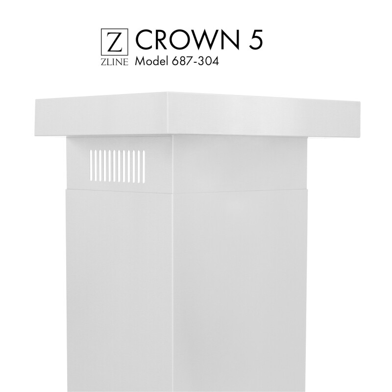 Crown Molding Profile 5 for Wall Mount Range Hood CM5687304