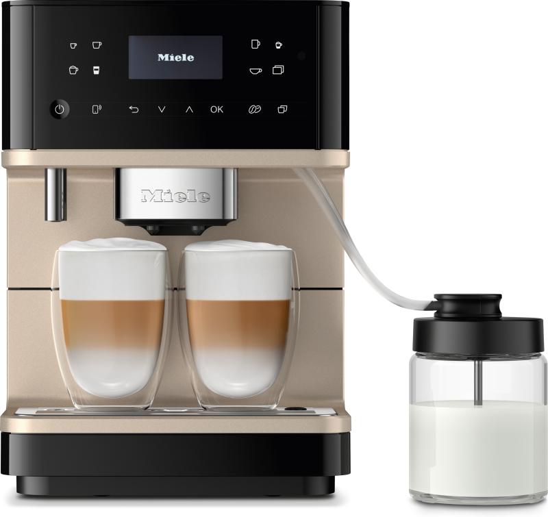 CM6 MilkPerfection Countertop Coffee Machine (Obsidian Black CleanSteel Metallic) CM6360OBCM
