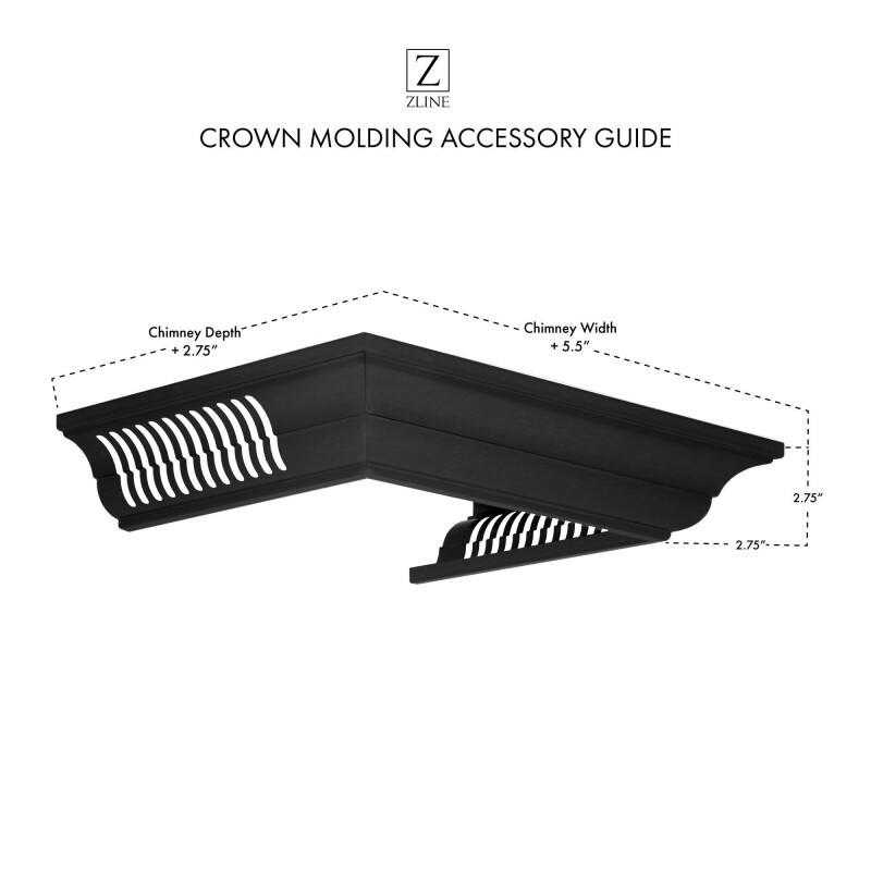 Crown Molding with Built-in Bluetooth Speakers CM6BTBSKBN