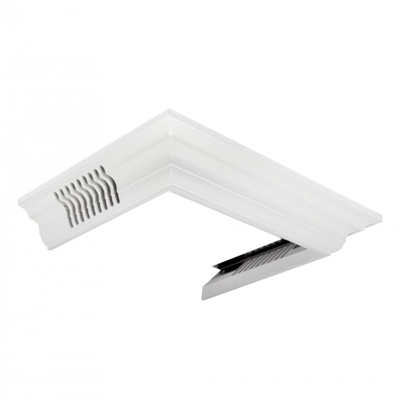 Vented Crown Molding Profile 6 For Wall Mount Range Hood CM6V300T