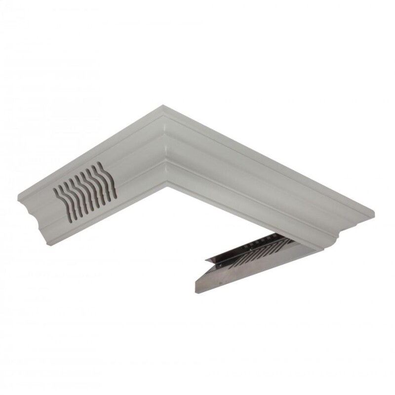 Vented Crown Molding Profile 6 For Wall Mount Range Hood CM6V300U