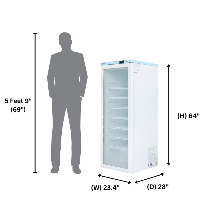 Conserv 24in COMMERCIAL/PHARMACEUTICAL Refrigerator 12.7cf WIFI 110V CMV1300G