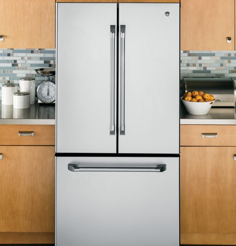 Café Series 22.1 Cu. Ft. French-door Refrigerator With Internal Dispenser CNE22SSESS