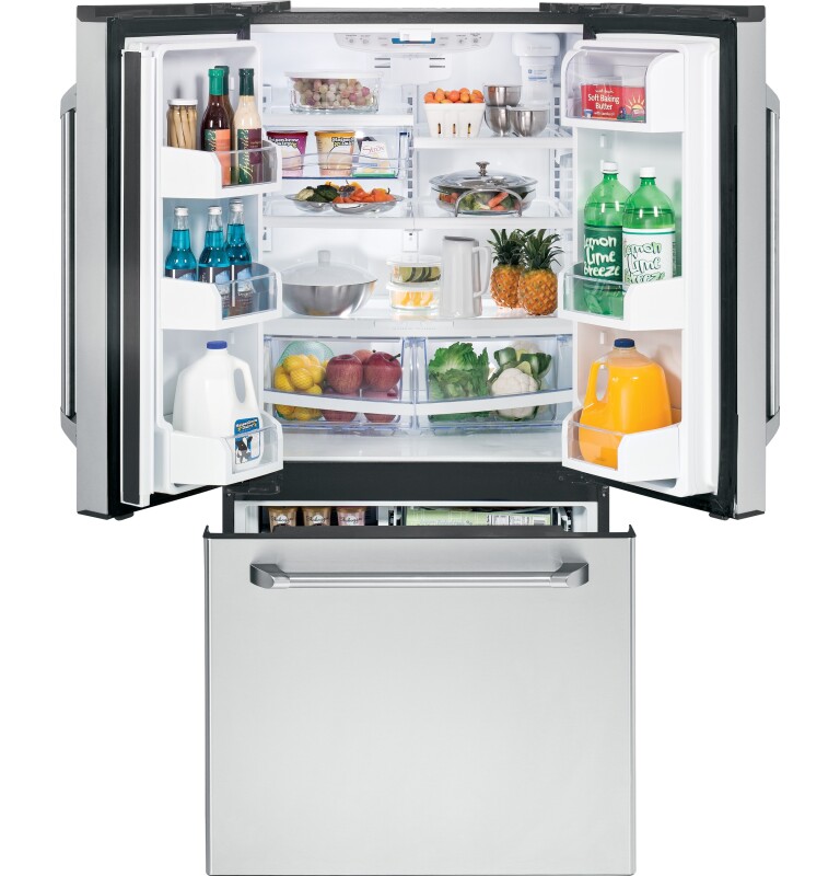 Café Series 22.1 Cu. Ft. French-door Refrigerator With Internal Dispenser CNE22SSESS