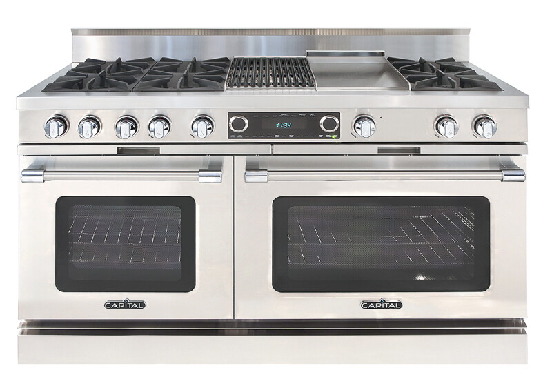 60″ Grand Chef Dual Fuel Range 4 Open Burners / Grill / Griddle / 2 Open Burners LP COB604BG2L