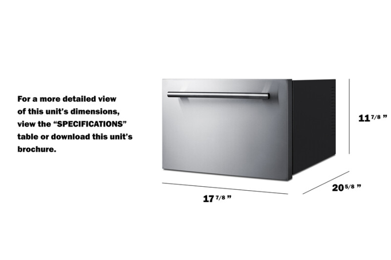 18" Wide Built-In Wine/Beverage Cooler Drawer COOL1D