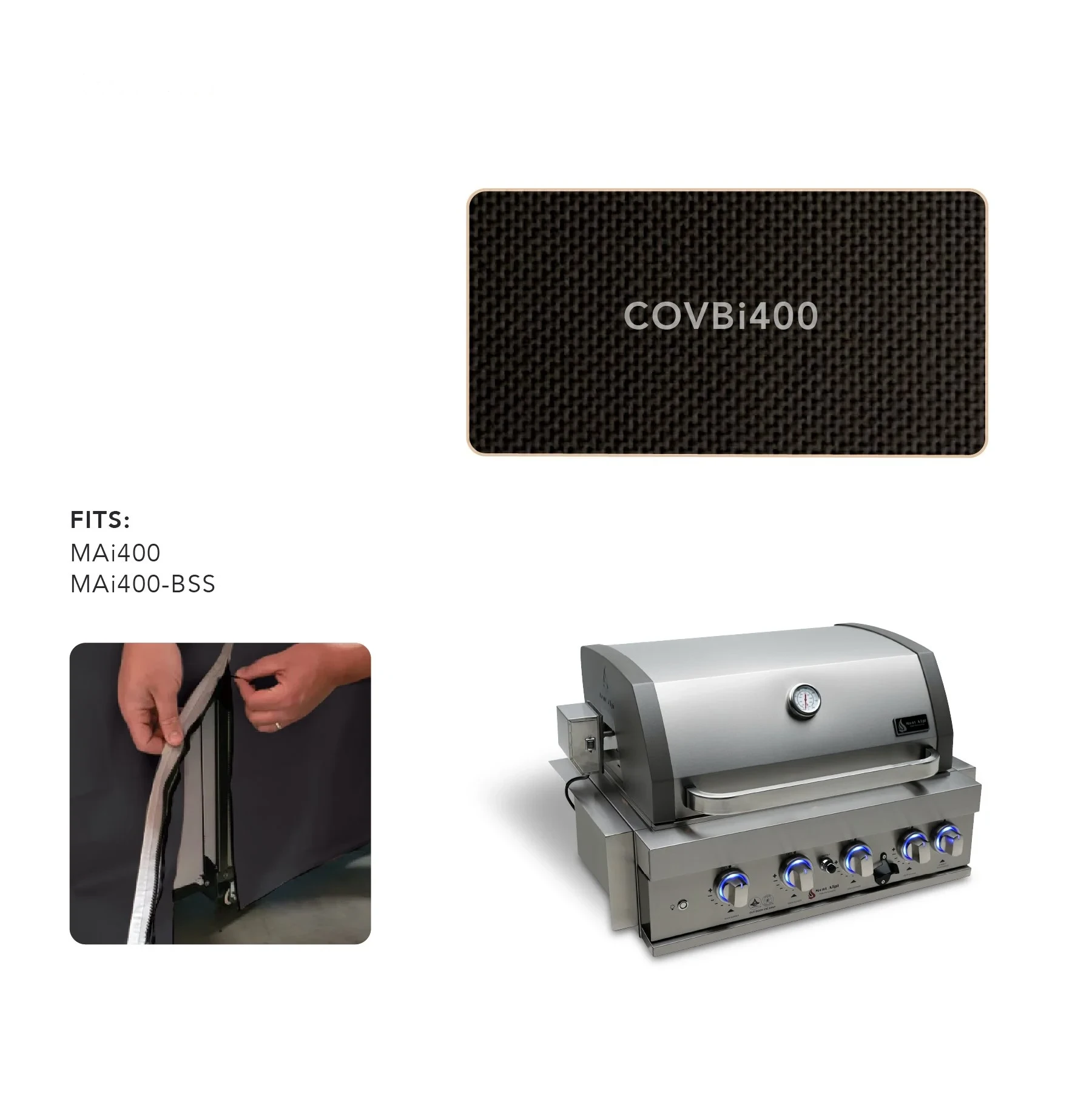 4-burner Built-in Grill Cover COVBI400