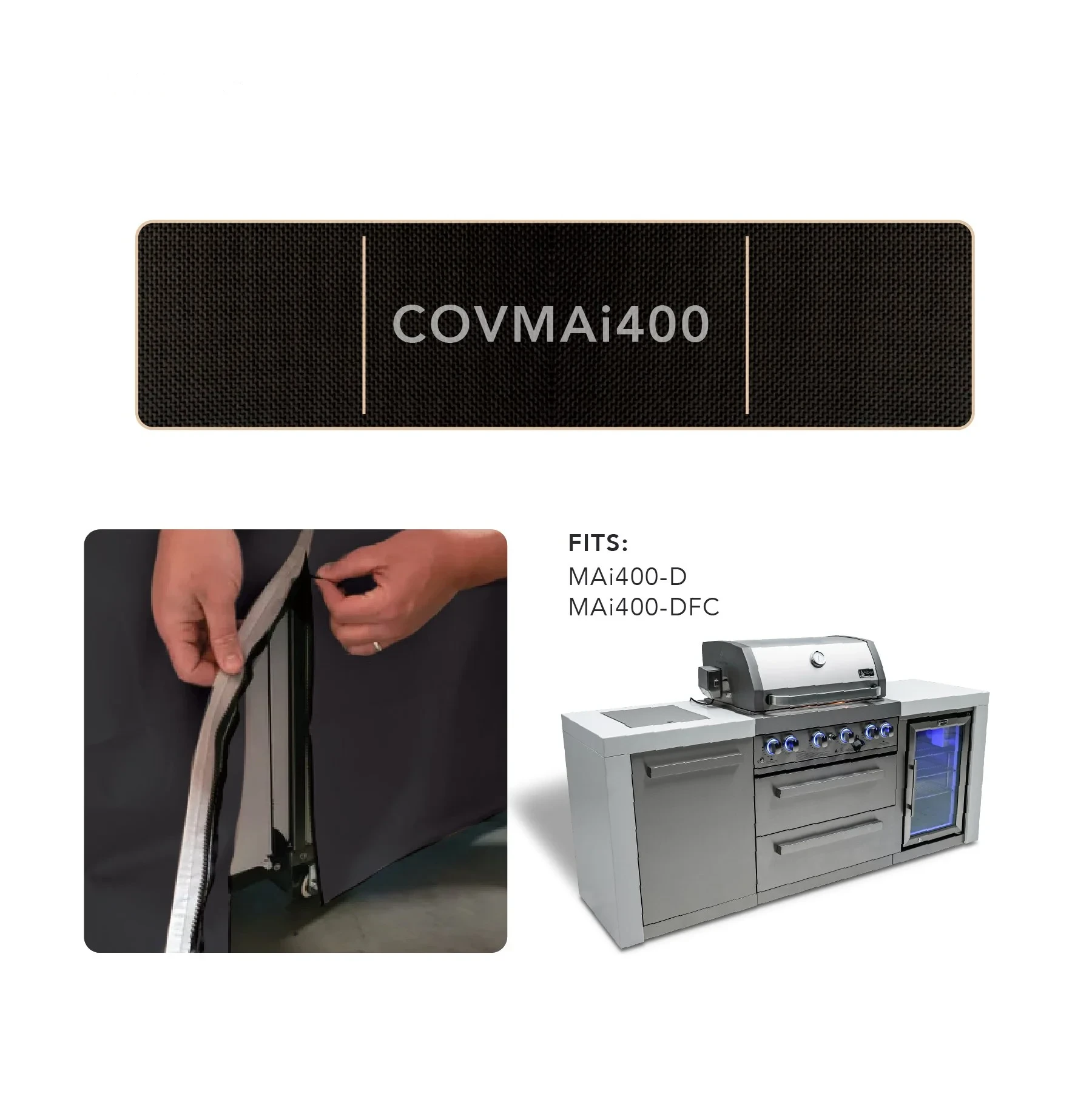 4-burner Island Cover COVMAI400