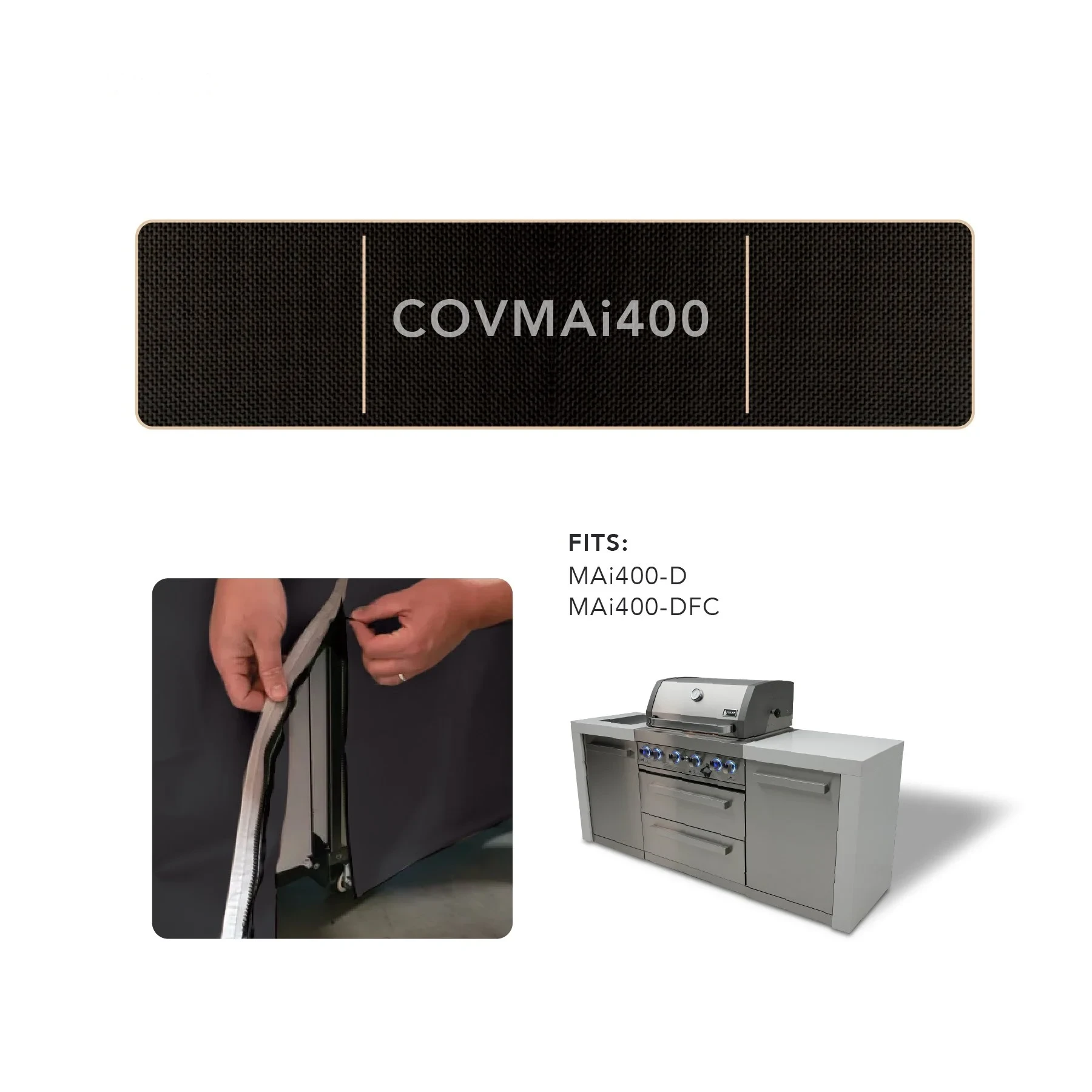 4-burner Island Cover COVMAI400