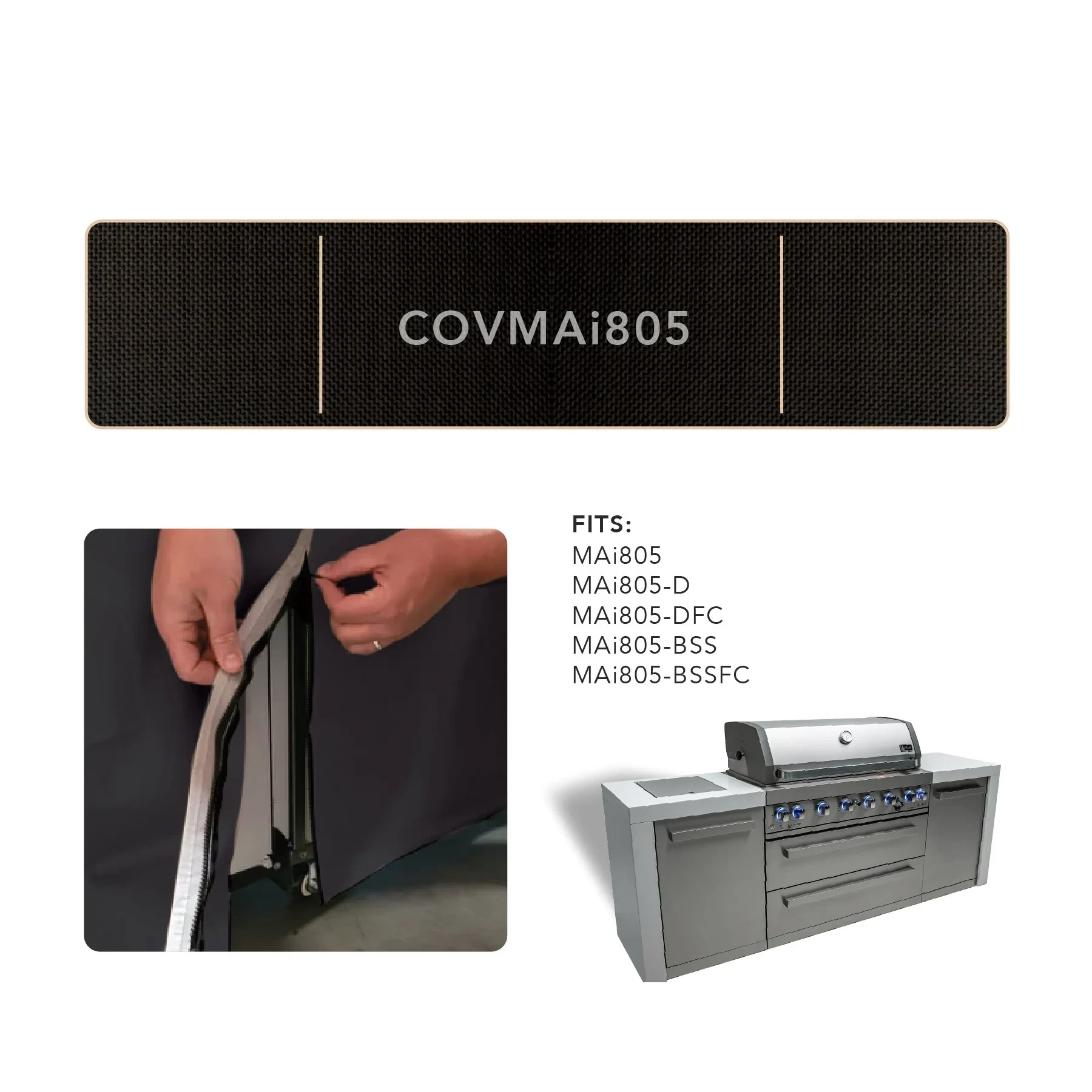 Cover For 6-burner Island COVMAI805