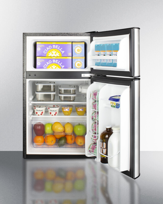 19" Wide 2-Door Refrigerator-Freezer CP34BSS