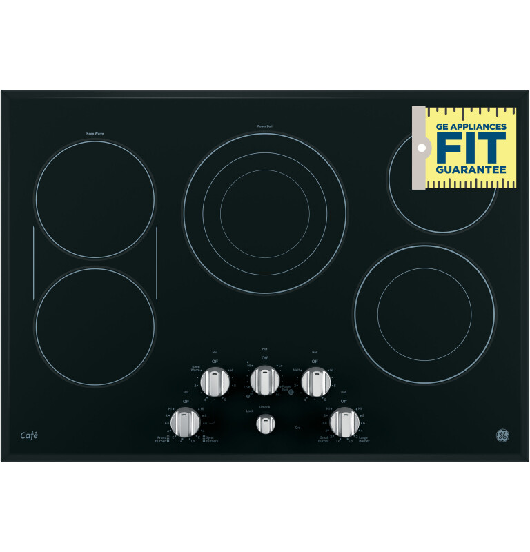 Café Series 30" Built-in Knob Control Electric Cooktop CP9530SJSS