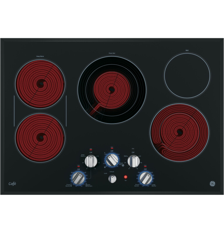 Café Series 30" Built-in Knob Control Electric Cooktop CP9530SJSS