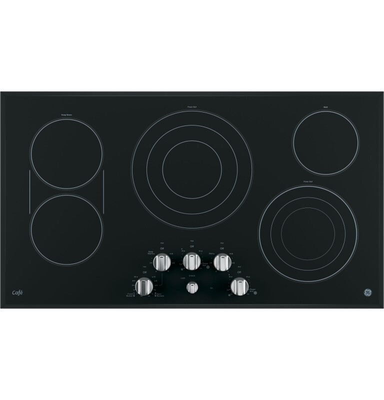 Café Series 36" Built-in Knob Control Electric Cooktop CP9536SJSS