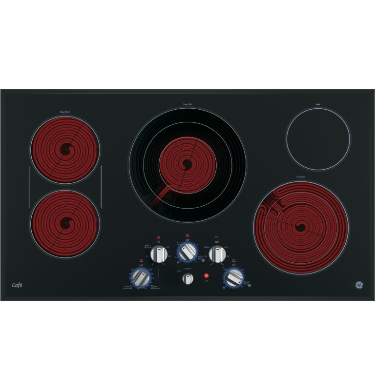 Café Series 36" Built-in Knob Control Electric Cooktop CP9536SJSS