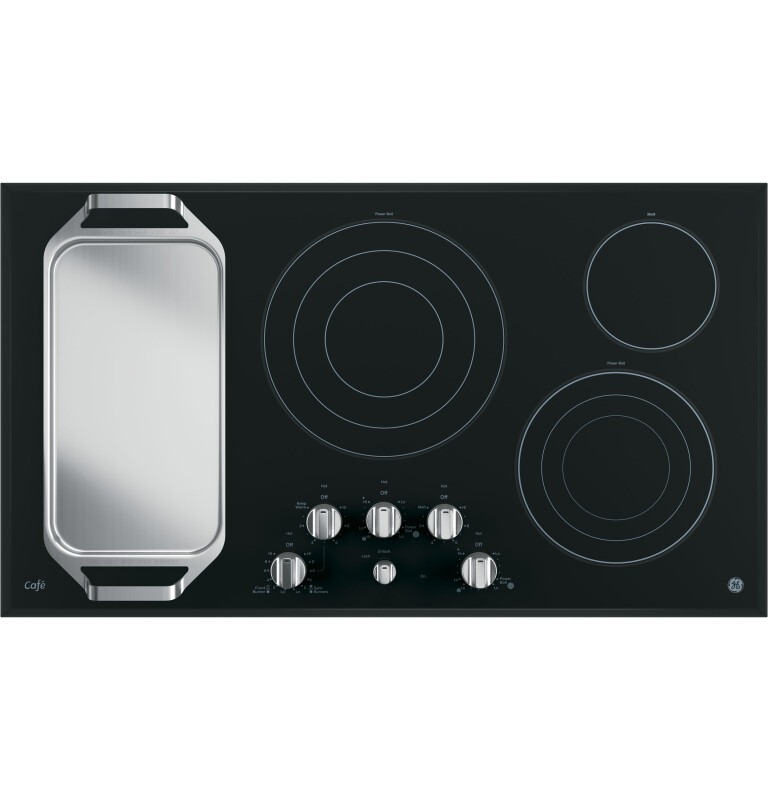 Café Series 36" Built-in Knob Control Electric Cooktop CP9536SJSS
