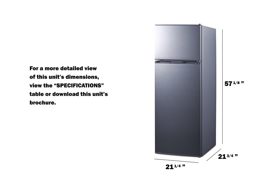 22" Wide Top-Mount Refrigerator-Freezer view 3
