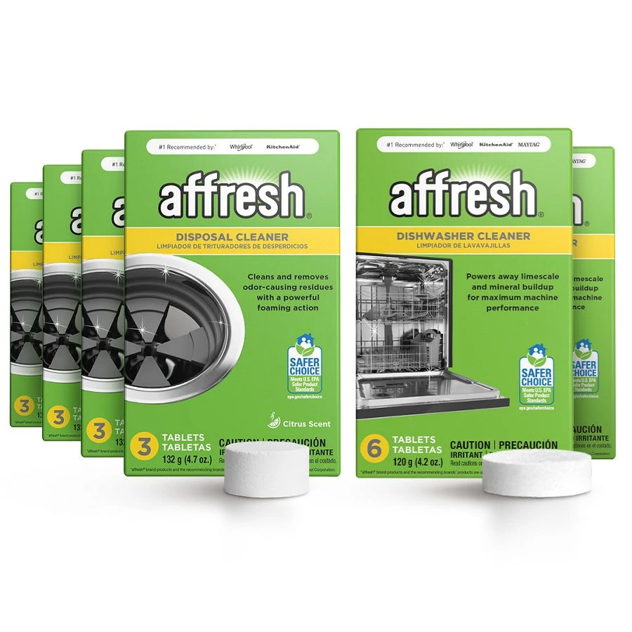 Affresh® Dishwasher Cleaner Tablets - 6 Count (2), Affresh® Disposal Cleaner Tablets - 3 Count (4) CPGB0003