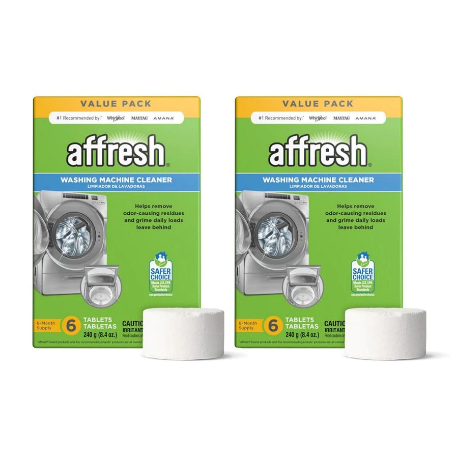 Affresh® 2 Pack Of Washing Machine Cleaner Tablets – 12 Count CPGB0012
