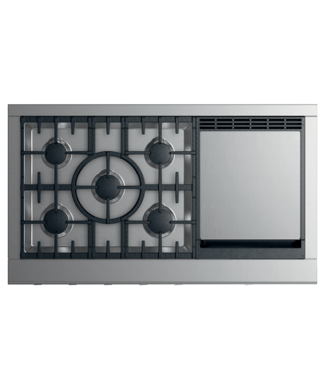 Gas Rangetop, 48", Griddle, LPG CPV2485GDLN