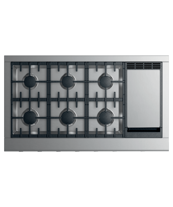 Gas Rangetop, 48", Griddle CPV2486GDNN
