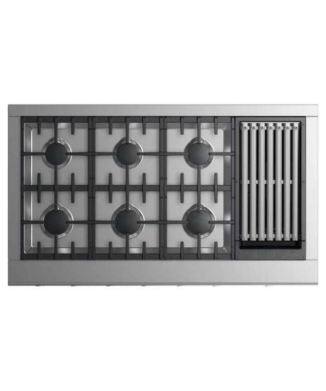 Gas Rangetop, 48", Grill, LPG CPV2486GLLN