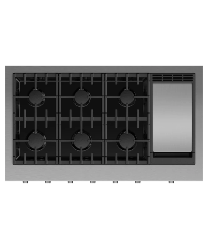 Gas Rangetop, 48", Griddle CPV3486GDN