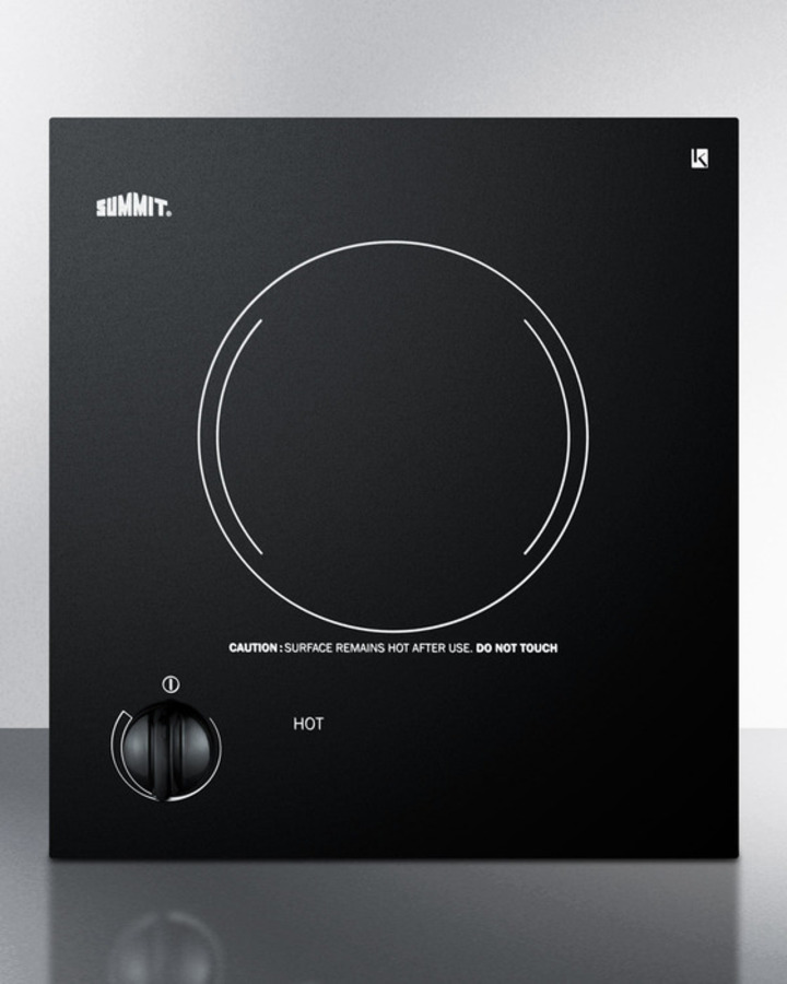 12" Wide 115V 1-Burner Radiant Cooktop CR1115