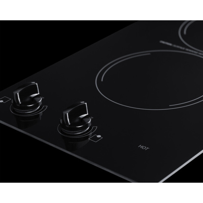 12" Wide 230V 2-Burner Radiant Cooktop CR2220B