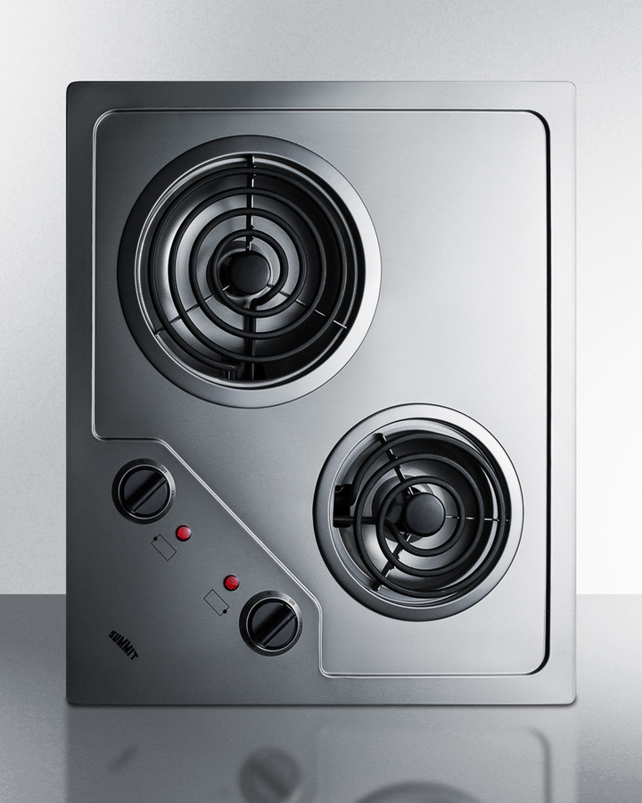 21" Wide 115V 2-Burner Coil Cooktop view 3