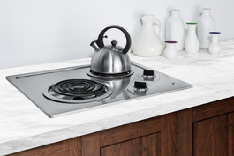21" Wide 115V 2-Burner Coil Cooktop view 2