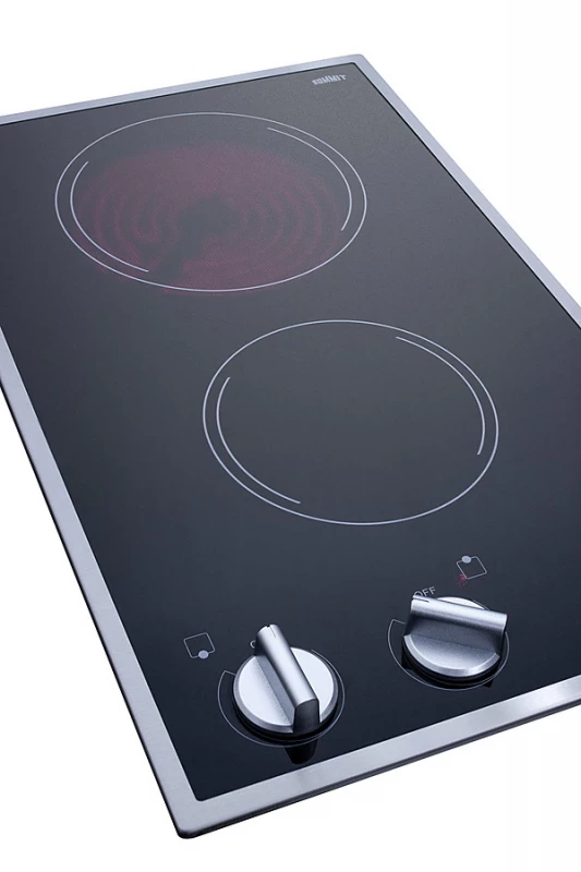 12" Wide 115V 2-Burner Radiant Cooktop view 3