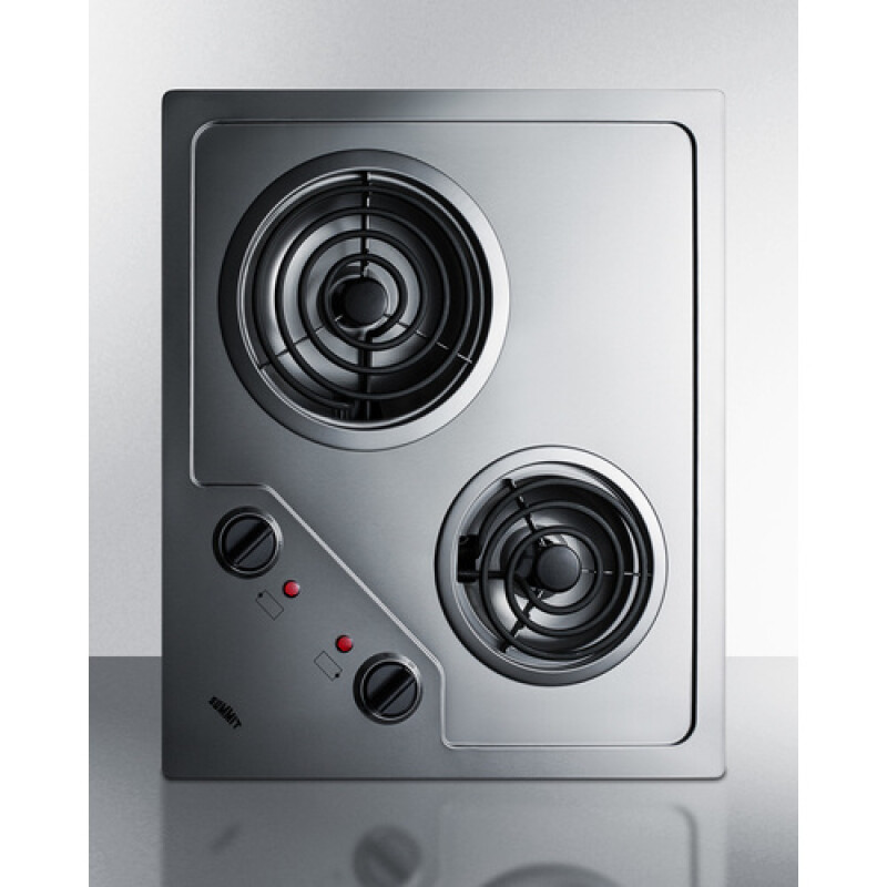 21" Wide 230V 2-Burner Coil Cooktop CR2B224S