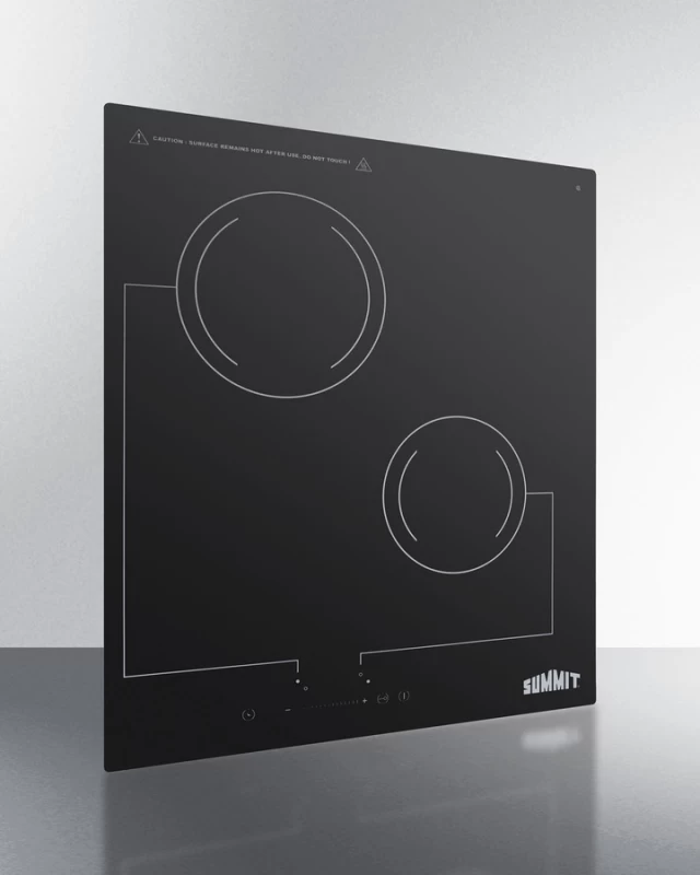 18" Wide 220V 2-Burner Radiant Cooktop view 3