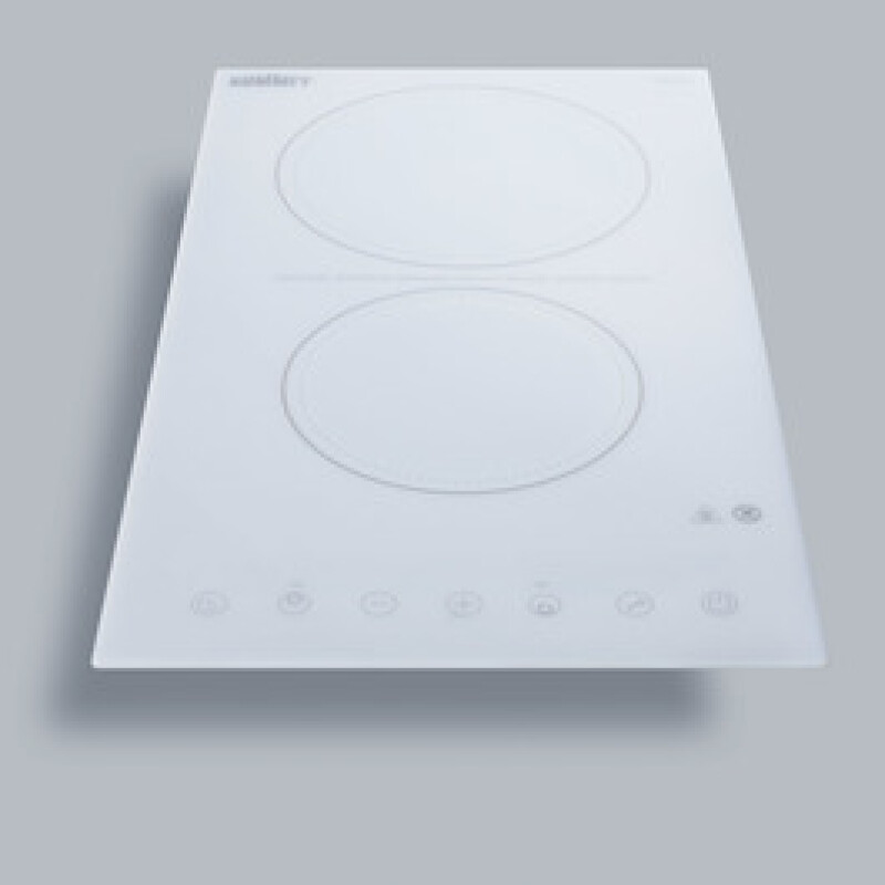 12" Wide 230V 2-Burner Radiant Cooktop view 3