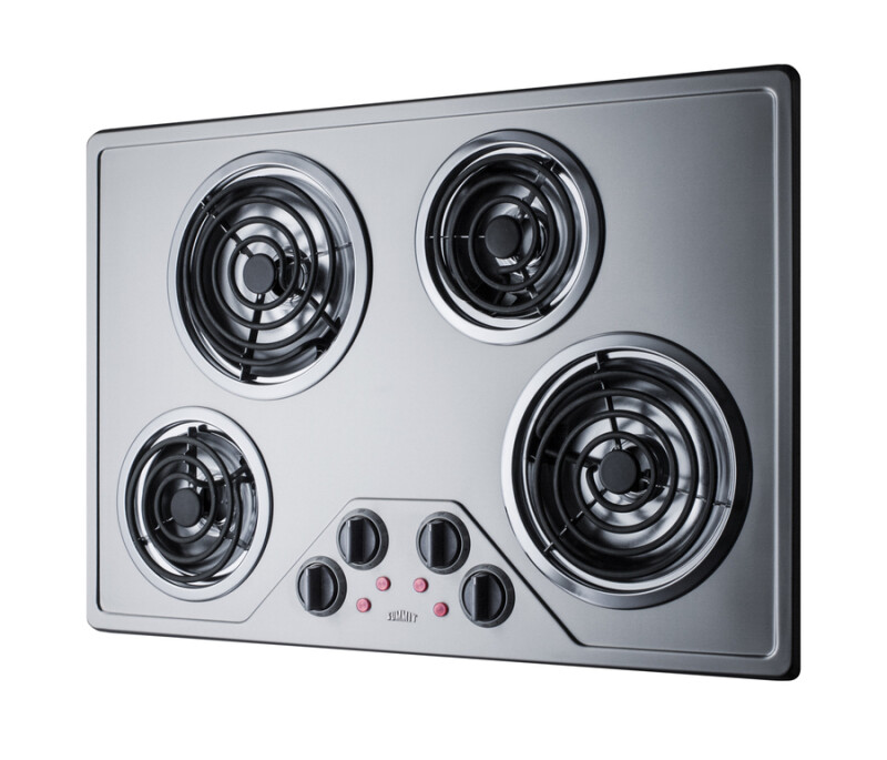 30" Wide 230V 4-Burner Coil Cooktop CR431SS