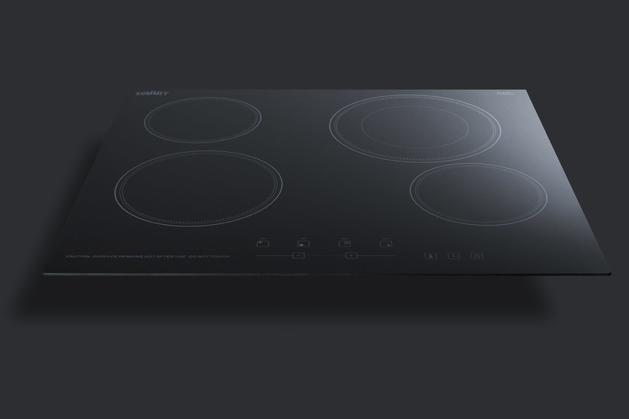 24" Wide 230V 4-Burner Radiant Cooktop view 11