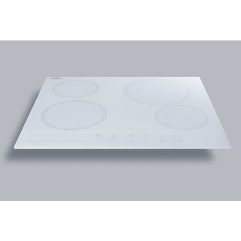 24" Wide 230V 4-Burner Radiant Cooktop CR4B23T6W