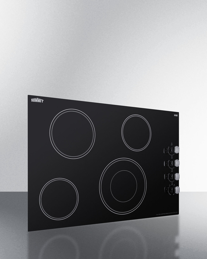 30" Wide 208-240V 4-Burner Radiant Cooktop CR4B30MB