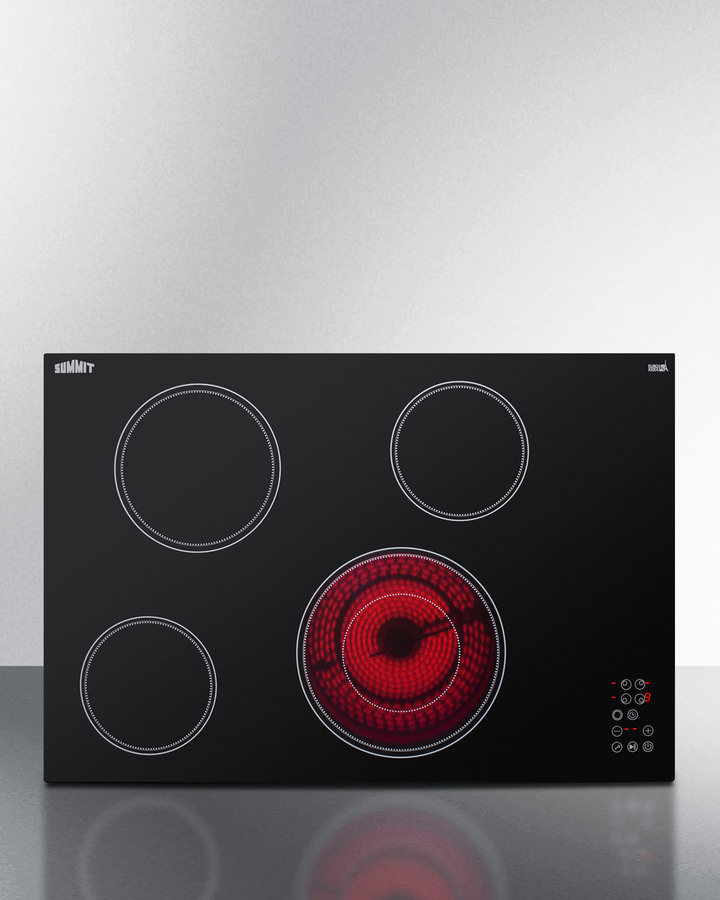 30" Wide 208-240V 4-Burner Radiant Cooktop CR4B30T11B
