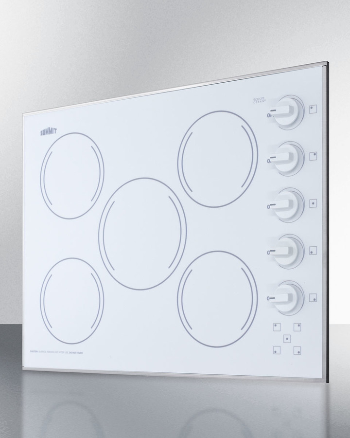 27" Wide 230V 5-Burner Radiant Cooktop CR5B274W