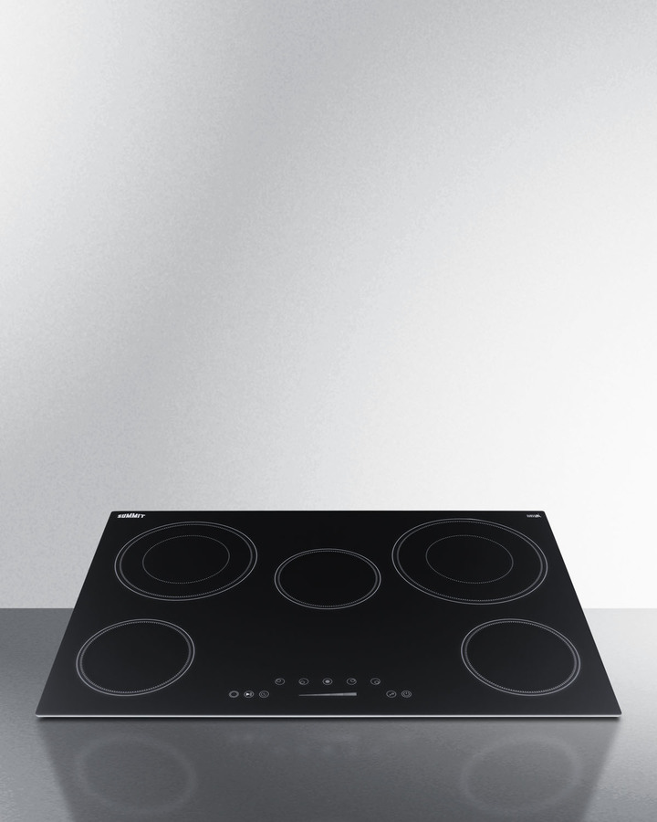 30" Wide 208-240V 5-Burner Radiant Cooktop view 3