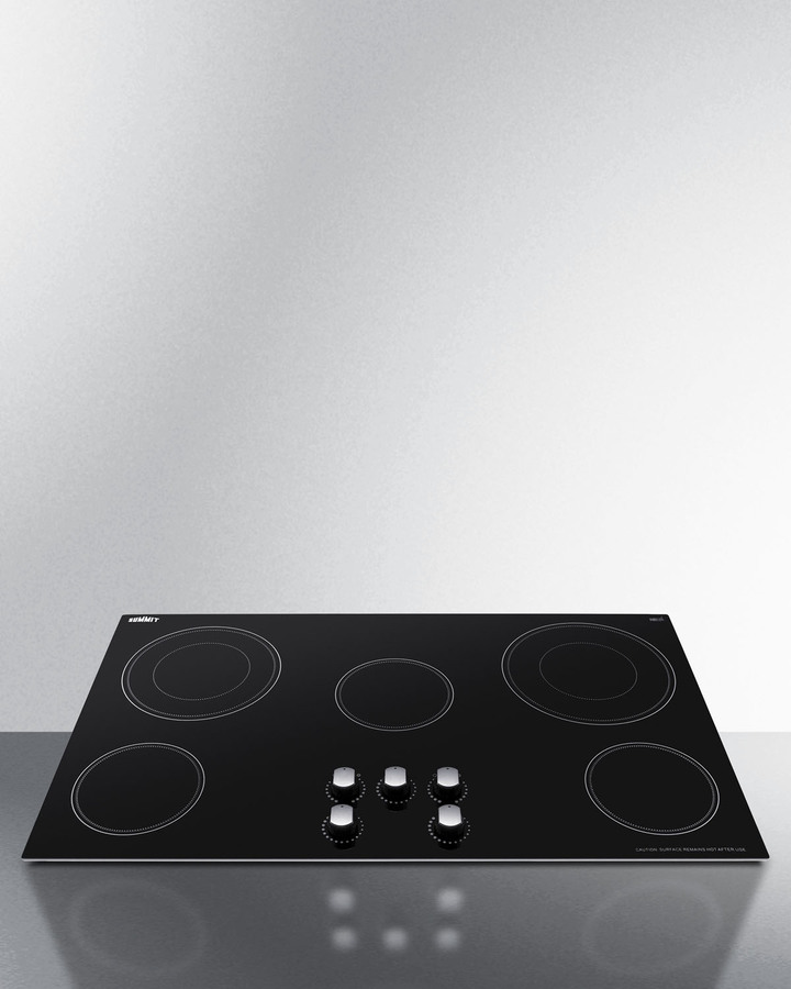 36" Wide 208-240V 5-Burner Radiant Cooktop view 8